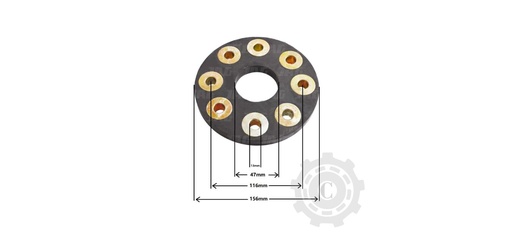 [CP069845] CUPLAJ ELASTIC POTRIVIT PT DEUTZ