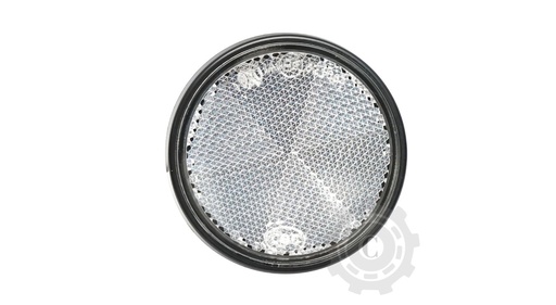 [CP077499] Reflectorizant rotund 60mm alb