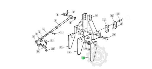 [CP079091] Furca presa jd L=445mm