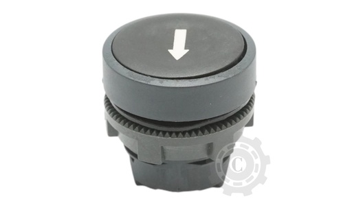 [CP083134] Cap buton comanda negru sageata jos Ø 22mm