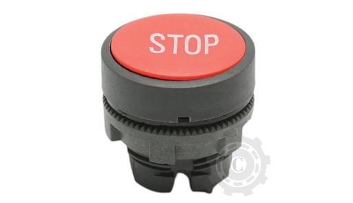 [CP083135] Cap buton comanda STOP rosu Ø 22mm
