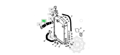 [CP083347] FURTUN RADIATOR R61435