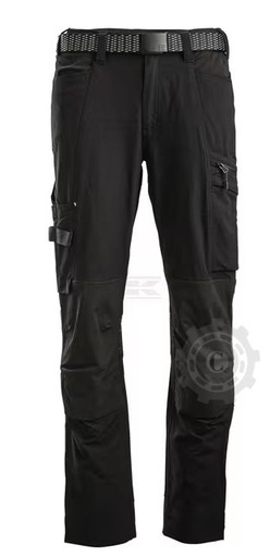 [CP084433]  Pantaloni unisex M talie 32-36" negru 4 Way Stretch Kramp