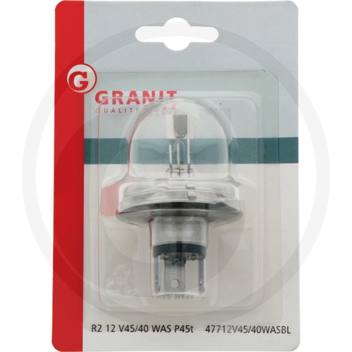 [CP000838] 47712V45/40WASBL GRANIT Bec 12V45/40WAS / R2 Blister