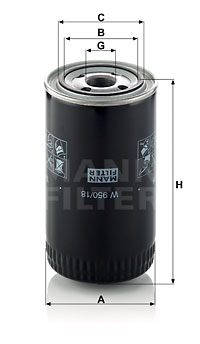 [CP014236] FILTRU MANN-FILTER W950/18