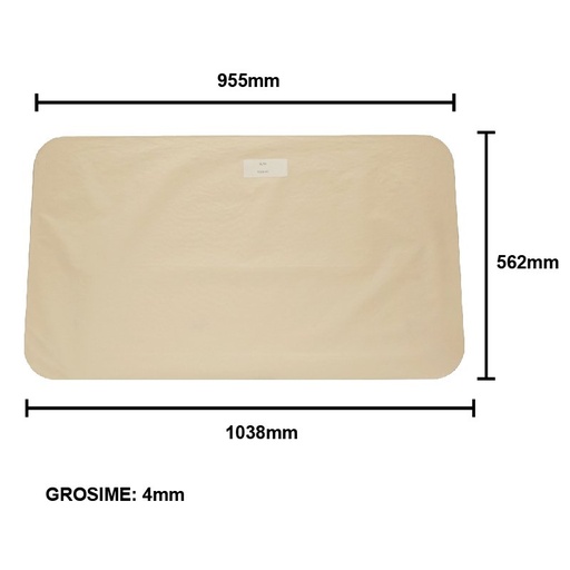 [CP026171] Geam  BL70  1038x562mm luneta sus cabina patrata tip vechi UTB U-445