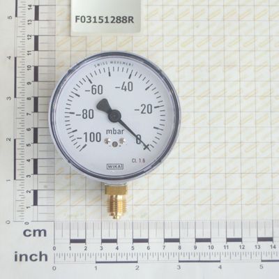 [CP001694] F03151288R VACUUMETRU 0-100 MBAR C.SM.INC