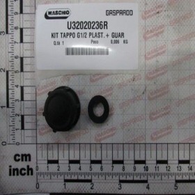 [CP001732] U32020236R KIT CAPAC G1/2 PLAST.+GARN.
