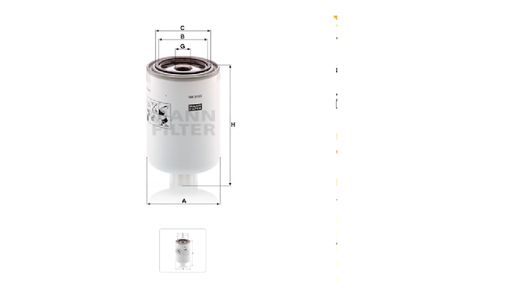 [CP002046] FILTRU COMBUSTIBIL WK9165X 