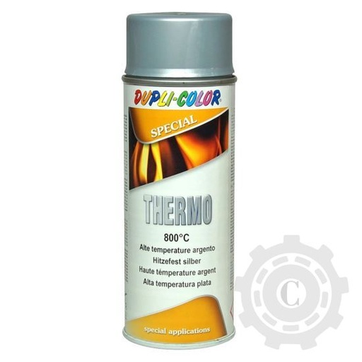 [CP018634] SPRAY REZISTENT LA TEMPERATURA 800C ARGINTIU*DUPLICOLOR THERMO 400ML