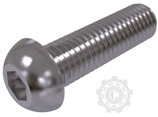 [CP044296] SURUB M6X25 INOX DIN933