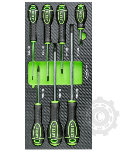 [CP053497] SET DE 7 SURUBELNITE LATE CU EVA CARBON JBM 53944