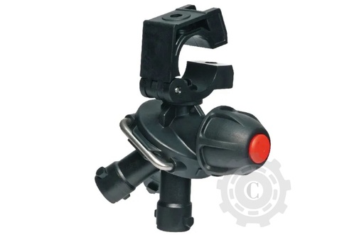 [CP060261] Suport duză 3 căi cu clamă de prindere 1/2" diametru tub racord 10mm