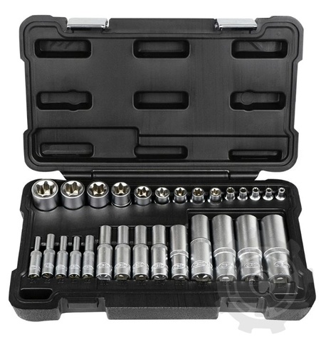 [CP061411] SET 28 TUBULARE TORX SCURTE SI LUNGI JBM