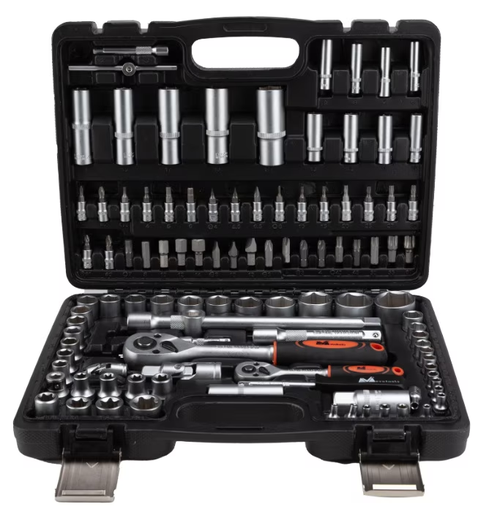 [CP062146] Trusa tubulare, negru 108 piese